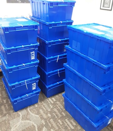 So many Bins, the most we have ever received.