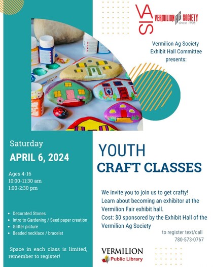 Vermilion Ag Society Youth Craft Classes